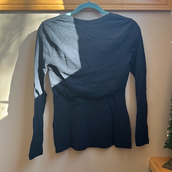 Bobi Cotton Tee Long-sleeve - Black - Picture 3 of 3